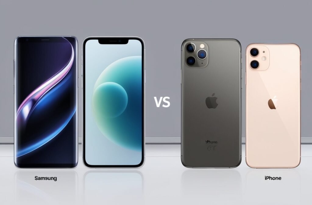 Samsung vs iPhone comparison 2024